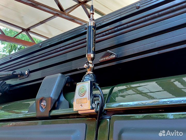 Кронштейн антенны на рейлинг, желобок, на зеркало