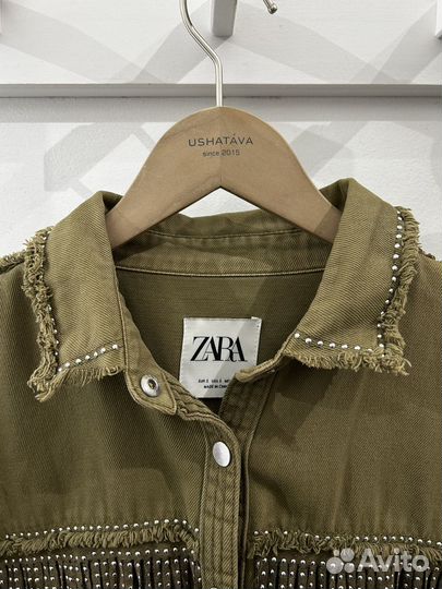 Джинсовая рубашка Zara