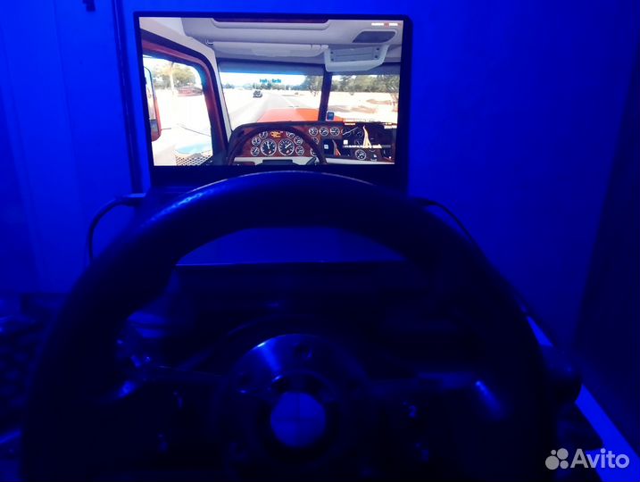 Игровой руль с коробкой передач