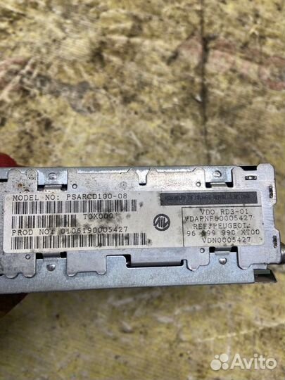 Магнитофон Peugeot 206 T13 KFW(TU3JP) 2006