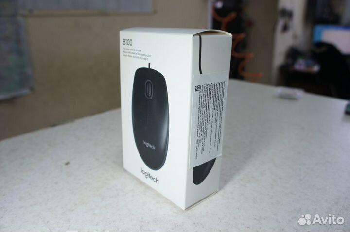 Новая проводная мышка Logitech B100