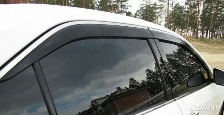 Дефлекторы окон с хром. молдингом Camry V50, V55