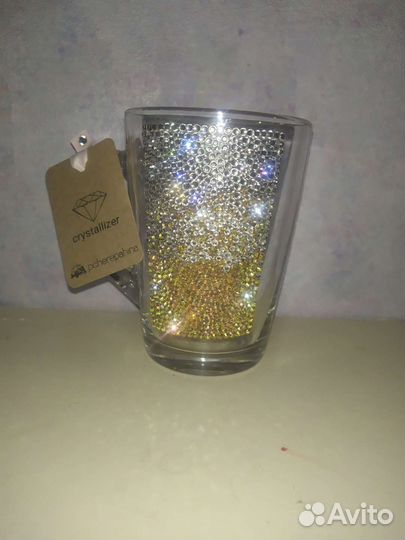 Кружка со стразами 350 мл