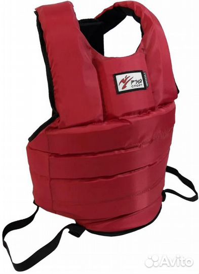 Жилет защитный Рэй-Спорт черепаха-1 красный (M)