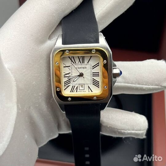 Женские часы Cartier Santos