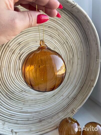 Елочные шарики стекло hm home