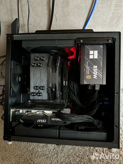 SFF пк Ryzen 7 7700 + B650E-I + 4060 + 64gb + 1tb