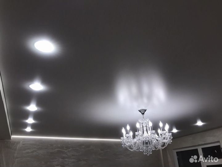 Электромонтаж, натяжные потолки, мебель корпусная