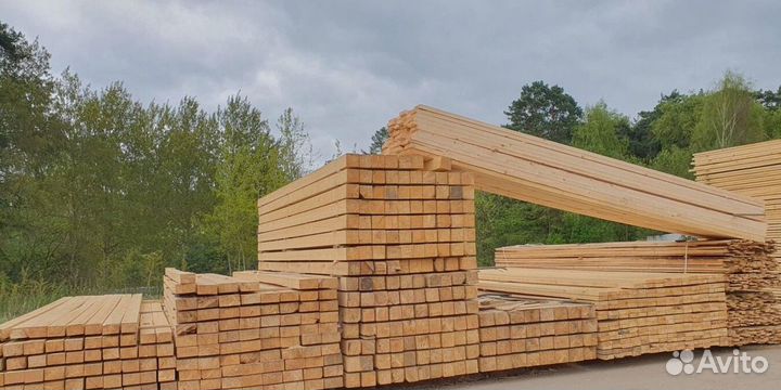 Доска обрезная 25х150 мм 1й сорт с доставкой