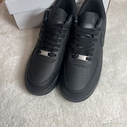 Кроссовки Nike air force 1 black оригинал качество