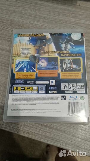 Диск для ps 3 с игрой sonic unleashed
