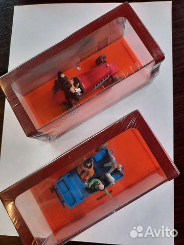 Миниатюры машин к комиксу Tintin
