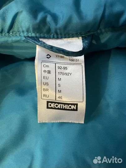 Пуховик женский декатлон