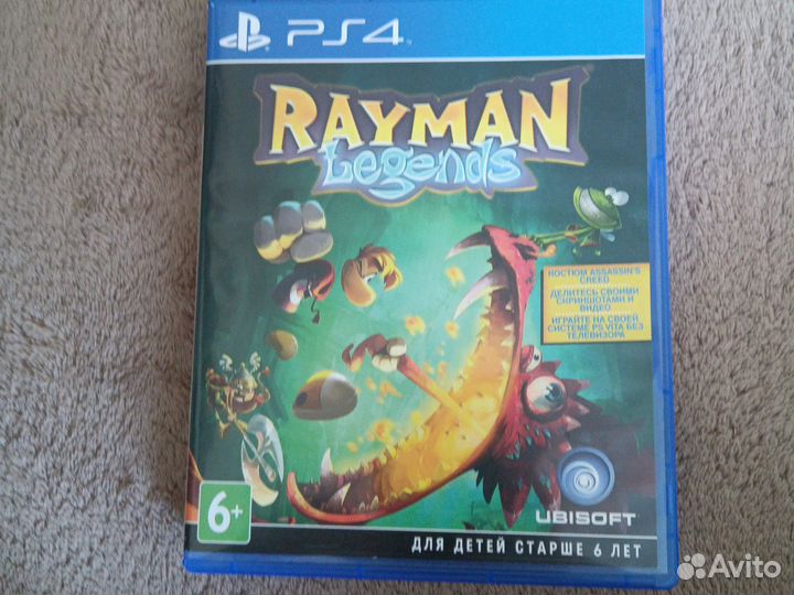 Игра на диске для PlayStation 4 Rayman legends