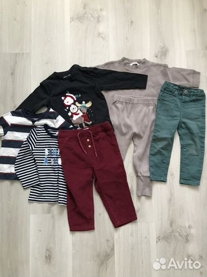 Вещи пакетом на мальчика 86-92
