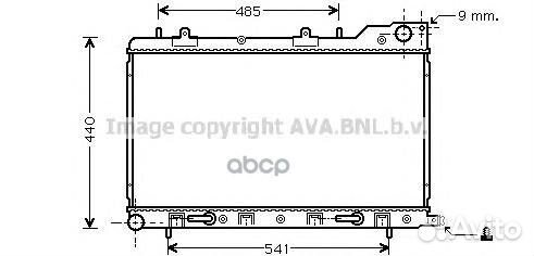 Радиатор системы охлаждения subaru: forester (S
