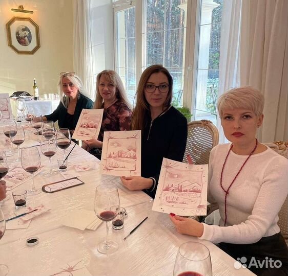 Мастер-класс на корпоратив, арт-вечеринка