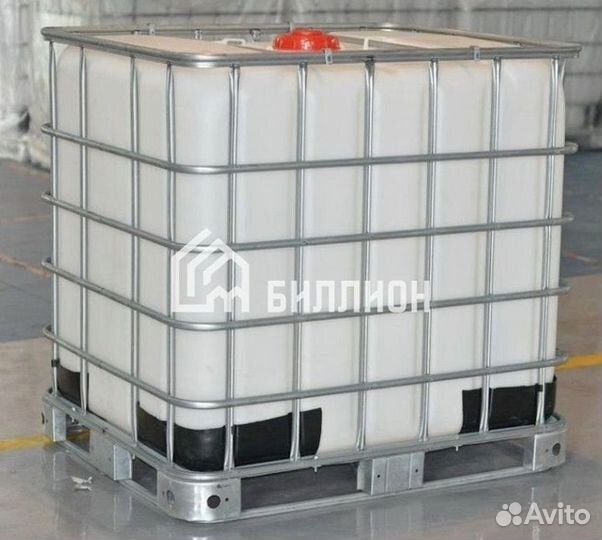 Еврокуб 1000л бу на поддоне не промытый