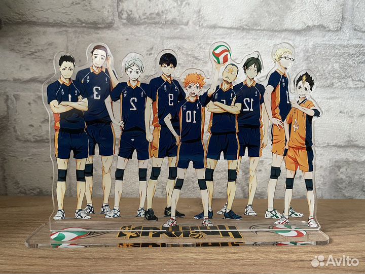 Акриловая статуэтка-Волейбол(haikyuu)