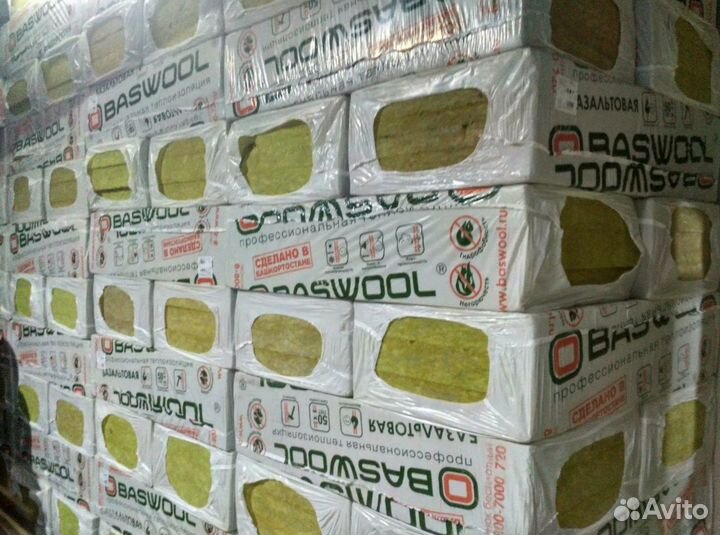 Теплоизоляция стен Baswool 60 кг/м3