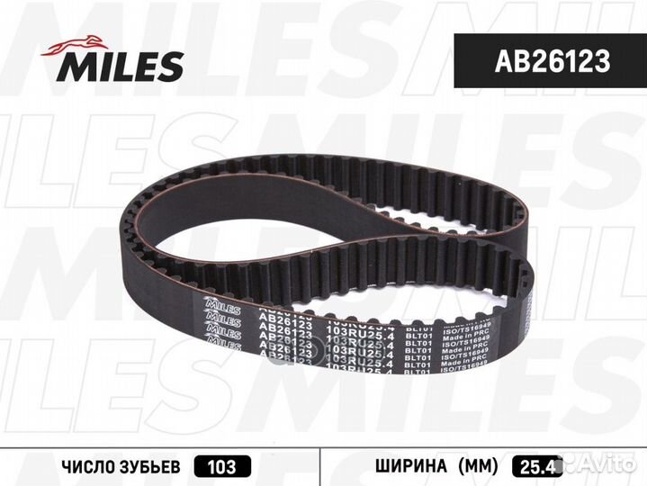 Ремень грм suzuki 1.6 89-02 (103x25.4) AB26123