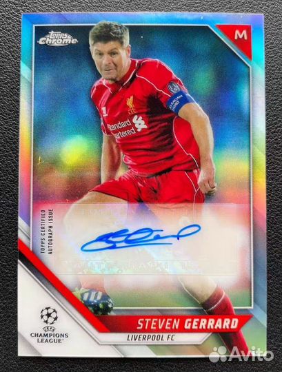 Автограф Стивен Джерард