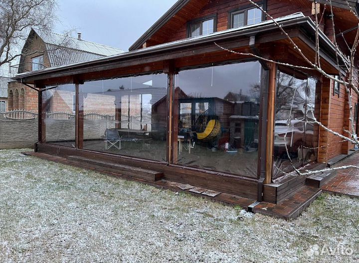 Мягкие окна на беседку, веранду или террасу