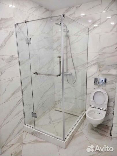 Душевые из стекла