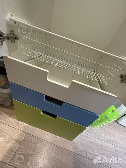 Шкаф и стеллаж Икеа стува для детской