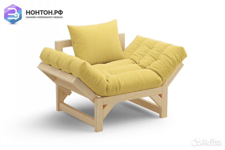 Кресло Амбер желтое