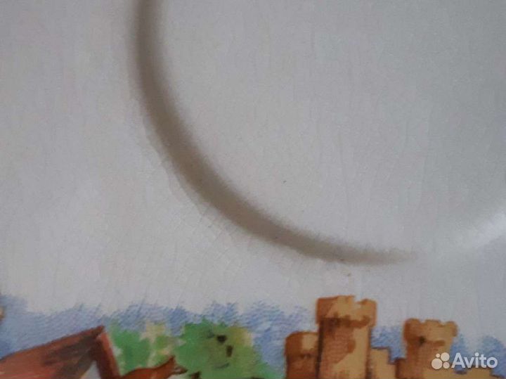 Коллекционная тарелка фарфор, Охота Англия