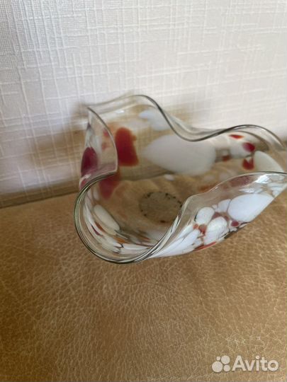 Пепельница цветное стекло СССР