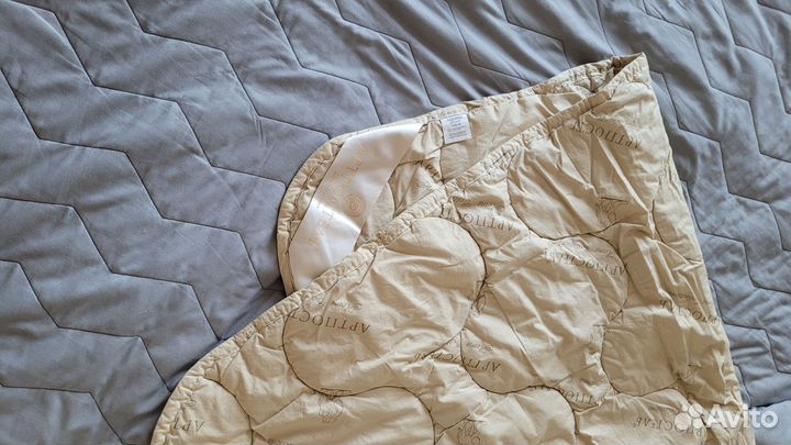 Детское одеяло 110140 верблюжья шерсть/хлопок