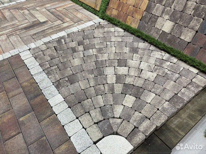 Тротуарная плитка новая минимальный заказ 120 м2