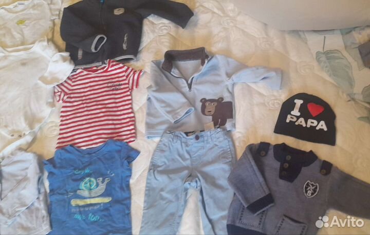 Комплект вещей на мальчика 74 80