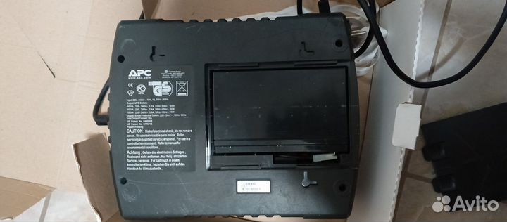 Ибп APC back ups ES 400, аккумулятор 7.2Ач
