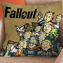 Чехол на подушку fallout