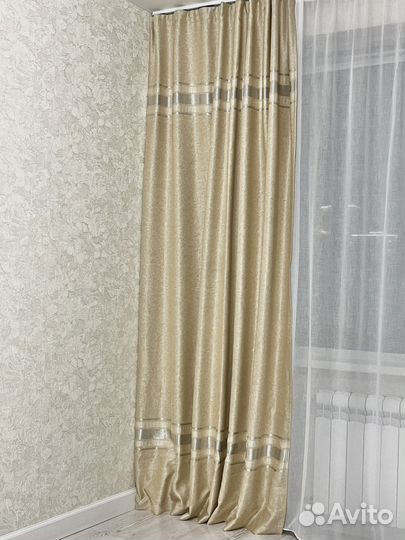 Шторы блэкаут 3,7х2.57