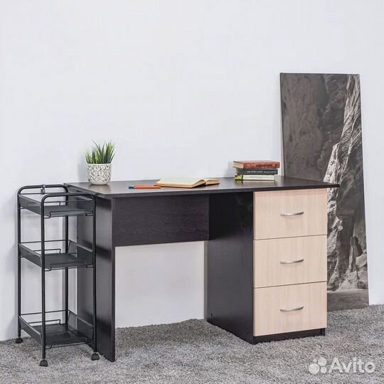 Стол письменный Сити-1 венге дуб молочный