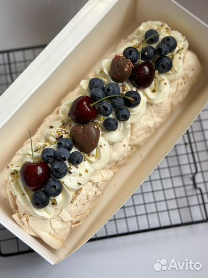 Меренговый рулет