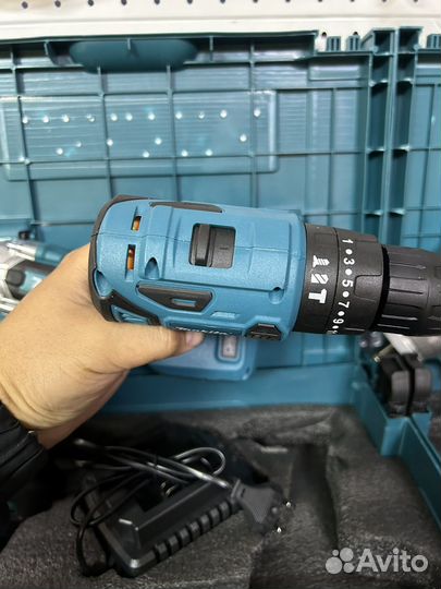 Набор makita 2в1 шуруповерт + гайковерт