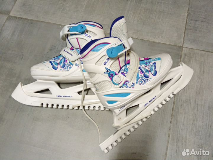 Коньки детские раздвижные 31 35