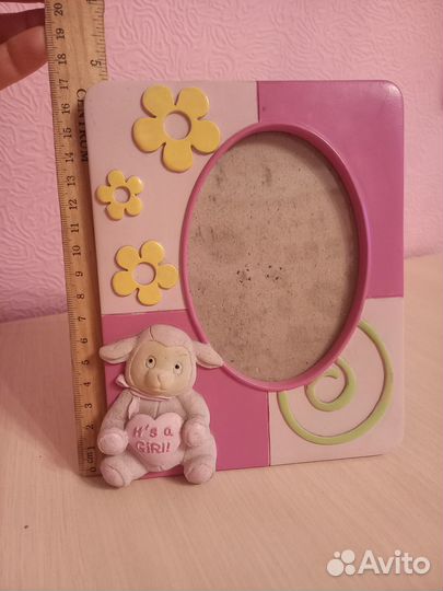 Рамка для фото детская керамика, стекло 13х17