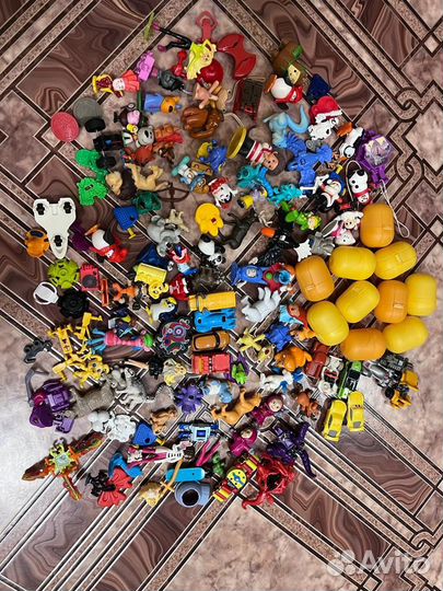 Игрушки из киндера, макдоналдс