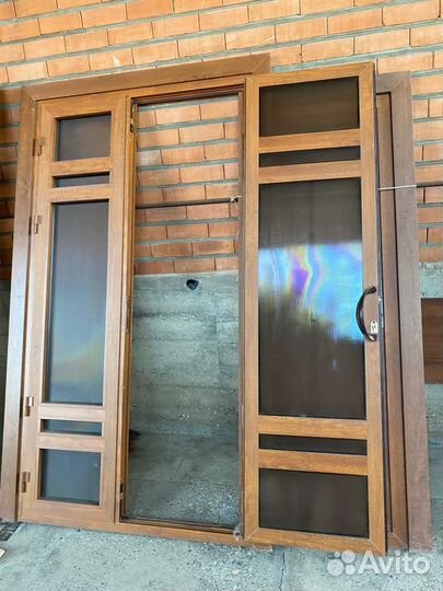 Алюминиевый двери бу