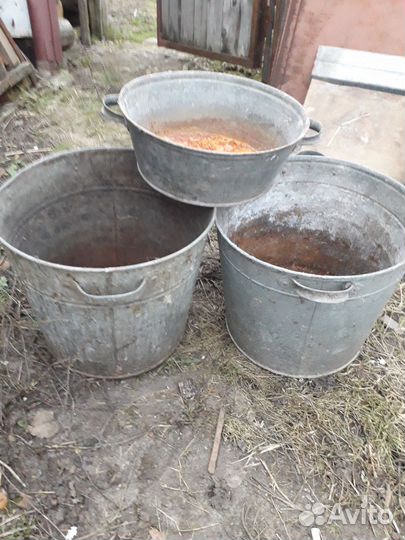 Таз оцинкованный