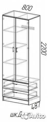 Шкаф Дуэт новый