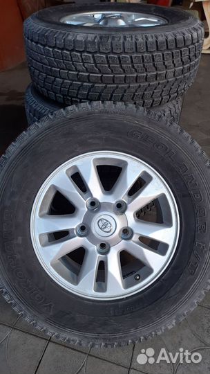 Зимние Диски с резино 285 65 17 на тойта 200