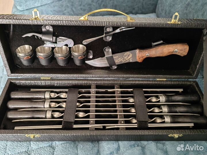 Набор для шашлыка в кейсе
