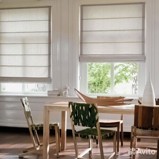 Римские шторы двойные и одинарные